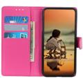 Nothing Phone (1) Wallet Schutzhülle mit Magnetverschluss - Hot Pink