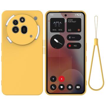 Nothing Phone (3a) Pro Liquid Silikonhülle mit Handschlaufe