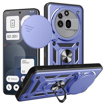 Nothing Phone (3a) Pro Drehring-Hybrid Hülle mit Kameraschutz
