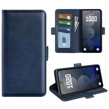 Nothing Phone (3a) Pro Wallet Hülle mit Magnetverschluss - Kalb Textur