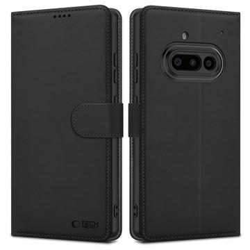 Nothing Phone (3a) Tech-Protect Wallet Hülle W. Magnet & Stand - Schwarz