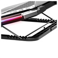 Nuoxi Q8 RGB Laptop Kühlpad & Laptop-Ständer - Schwarz