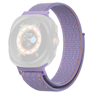 Samsung Galaxy Watch Ultra Nylonarmband mit Klettverschluss - 47mm - Purpur