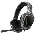 ONIKUMA K20 Camouflage Gaming Headset PS4 Kopfhörer mit Mikrofon/Led Light - Dunkelgrau