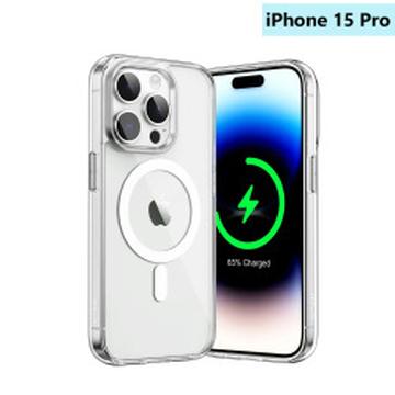 iPhone 15 Pro Okkes MagSafe Hybrid Hülle - Durchsichtig