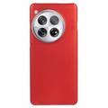 OnePlus 12 Gummierte Kunststoff Hülle - Red