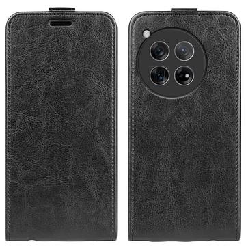 OnePlus 12 Vertikale Flip Hülle - Schwarz
