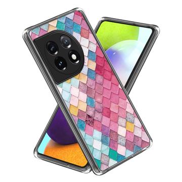 OnePlus 12R/Ace 3 Stylish Ultra-Slim TPU Hülle - Regenbogenraute