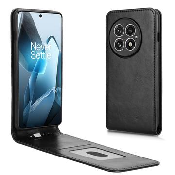 OnePlus 13 Vertikale Flip Hülle - Schwarz