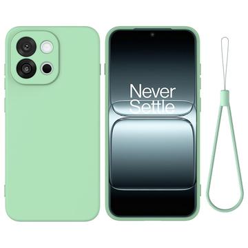 OnePlus 13T Liquid Silikonhülle mit Handschlaufe - Grün