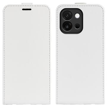 OnePlus 13T Vertikale Flip Hülle - Weiß
