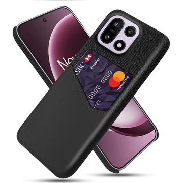 OnePlus 15 KSQ Hülle mit Kartenhalter - Schwarz