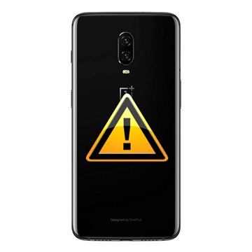 OnePlus 6T Akkufachdeckel Reparatur - Spiegel Schwarz