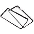 OnePlus 8T Magnetisches Cover mit Panzerglas Rückseite - Schwarz
