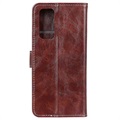 OnePlus 9 Pro Wallet Hülle mit Magnetverschluss - Braun