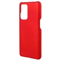 OnePlus 9 Gummierte Kunststoff Hülle - Rot
