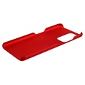 OnePlus 9 Gummierte Kunststoff Hülle - Rot