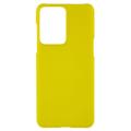 OnePlus Nord 2T Gummierte Kunststoff Hülle - Gelb