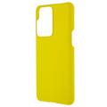 OnePlus Nord 2T Gummierte Kunststoff Hülle - Gelb