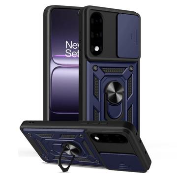 OnePlus Nord 5 Drehring-Hybrid Hülle mit Kameraschutz - Blau
