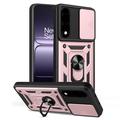 OnePlus Nord 5 Drehring-Hybrid Hülle mit Kameraschutz - Roségold