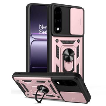 OnePlus Nord 5 Drehring-Hybrid Hülle mit Kameraschutz - Roségold