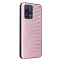 OnePlus Nord CE 2 Lite 5G Flip Hülle - Karbonfaser - Roségold