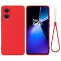 OnePlus Nord CE4 Lite/Oppo K12x Liquid Silikonhülle - Rot