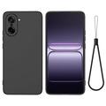 OnePlus Nord CE5 Liquid Silikonhülle mit Handschlaufe - Schwarz