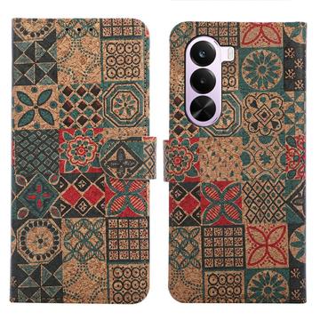 OnePlus Nord CE6 Lite Bohemian Wallet Hülle - Blütenblätter