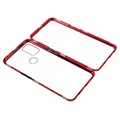 OnePlus Nord N10 5G Magnetisches Cover mit Panzerglas - Rot