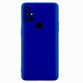 OnePlus Nord N10 5G Gummierte Kunststoff Hülle - Blau