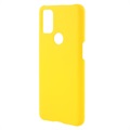 OnePlus Nord N10 5G Gummierte Kunststoff Hülle - Gelb