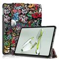 OnePlus Pad Go/Oppo Pad Air2 Tri-Fold Serie Smart Folio Hülle - Graffiti