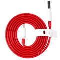 OnePlus Warp Charge Typ-C Kabel 5461100011 - 1m - Rot / Weiß