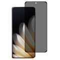 Oppo Find N5 Privacy Full Cover Panzerglas - Schwarz Rand