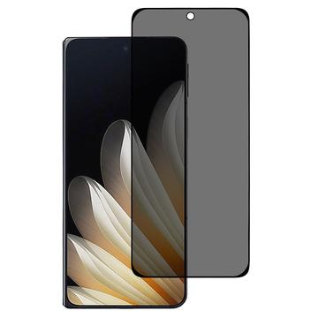 Oppo Find N5 Privacy Full Cover Panzerglas - Schwarz Rand