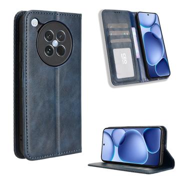 Oppo Find X8s Retro Wallet Schutzhülle mit Magnetverschluss
