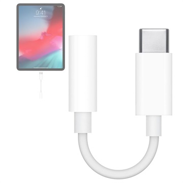 Apple USB-C auf 3.5mm Kopfhörer Adapter MU7E2ZM/A - Weiß