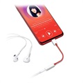 OnePlus USB-C / 3.5mm Kabel Adapter - Bulk - Rot / Weiß