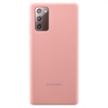 Samsung Galaxy Note20 Silikon Cover EF-PN980TAEGEU - Mystic Bronze