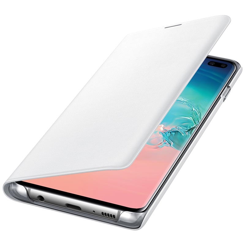 Samsung Galaxy S10  LED View Cover EF-NG975PWEGWW - Weiß