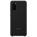Samsung Galaxy S20 Silikon Cover EF-PG980TBEGEU - Schwarz