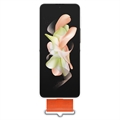 Samsung Galaxy Z Flip4 5G Silikon Cover mit Riemen EF-GF721TWEGWW - Weiß
