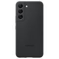 Samsung Galaxy S22 5G Silikon Cover EF-PS901TBEGWW - Schwarz