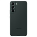 Samsung Galaxy S22 5G Silikon Cover EF-PS901TGEGWW - Waldgrün