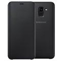 Samsung Galaxy J6 Wallet Cover EF-WJ600CBEGWW - Schwarz