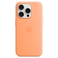 iPhone 15 Pro Max Apple Silikon Case mit MagSafe MT1W3ZM/A - Sorbet Orange