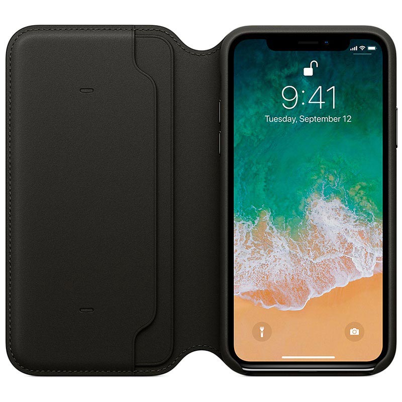iphone x leder case original