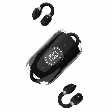 P-Q9 140-Sprachen Clip-on Übersetzung Kabellose Ohrhörer - Schwarz